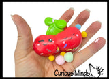 Taba Cherries Super Sticky Fidget Toys - Fun Squishy Sensory Toy Fruit