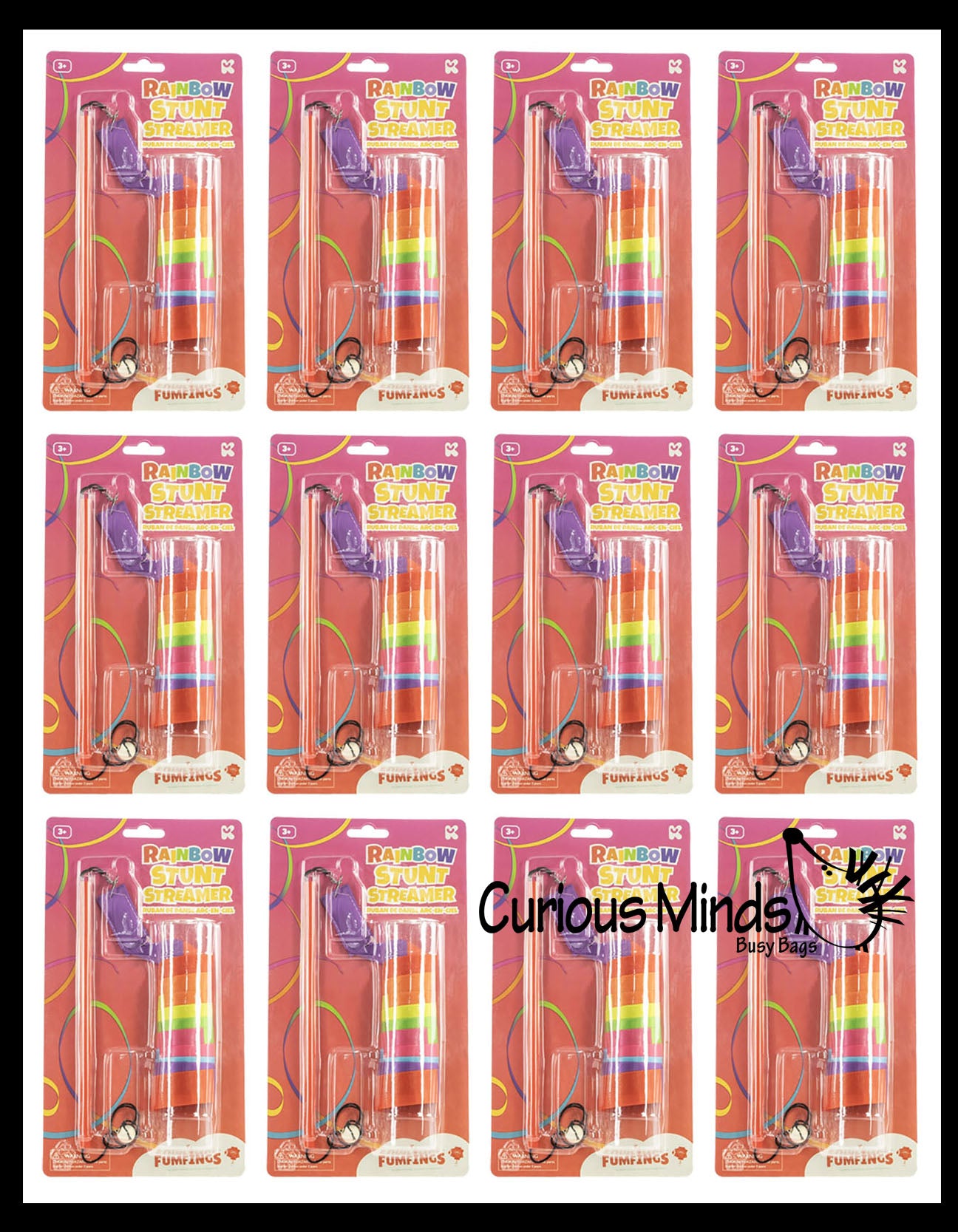 Twirling Ribbon Wand for Dance, Parties Motion Calm Down
