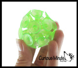 LAST CHANCE - LIMITED STOCK - SALE  - Suction Cup Balls - Glow in the Dark - 2" Big - Sticks to Smooth Surfaces - Satisfying Pop Sound