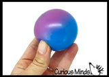 Gradient Sugar Ball - Thick Glue/Gel Syrup Molasses Stretch Ball - Ultra Squishy and Moldable Slow Rise Relaxing Sensory Fidget Stress Toy