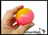 Gradient Sugar Ball - Thick Glue/Gel Syrup Molasses Stretch Ball - Ultra Squishy and Moldable Slow Rise Relaxing Sensory Fidget Stress Toy