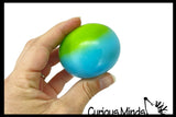 Gradient Sugar Ball - Thick Glue/Gel Syrup Molasses Stretch Ball - Ultra Squishy and Moldable Slow Rise Relaxing Sensory Fidget Stress Toy