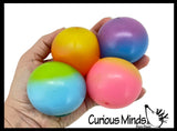 Gradient Sugar Ball - Thick Glue/Gel Syrup Molasses Stretch Ball - Ultra Squishy and Moldable Slow Rise Relaxing Sensory Fidget Stress Toy