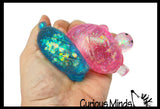 Sugar Turtle Chunky Ocean Sealife Animal Sugar Ball - Thick Glue/Gel Stretch Ball - Molasses Syrup Ultra Squishy and Moldable Slow Rise Relaxing Sensory Fidget Stress Toy Maltose