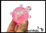 Sugar Turtle Chunky Ocean Sealife Animal Sugar Ball - Thick Glue/Gel Stretch Ball - Molasses Syrup Ultra Squishy and Moldable Slow Rise Relaxing Sensory Fidget Stress Toy Maltose