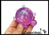 Sugar Turtle Chunky Ocean Sealife Animal Sugar Ball - Thick Glue/Gel Stretch Ball - Molasses Syrup Ultra Squishy and Moldable Slow Rise Relaxing Sensory Fidget Stress Toy Maltose