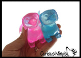 Sugar Dachshund Dog Ball Bag - Thick Glue/Gel Syrup Molasses Stretch Ball - Ultra Squishy and Moldable Slow Rise Relaxing Sensory Fidget Stress Toy Weiner Dog Pup