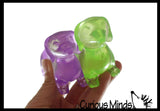 Sugar Dachshund Dog Ball Bag - Thick Glue/Gel Syrup Molasses Stretch Ball - Ultra Squishy and Moldable Slow Rise Relaxing Sensory Fidget Stress Toy Weiner Dog Pup
