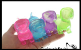 Sugar Dachshund Dog Ball Bag - Thick Glue/Gel Syrup Molasses Stretch Ball - Ultra Squishy and Moldable Slow Rise Relaxing Sensory Fidget Stress Toy Weiner Dog Pup