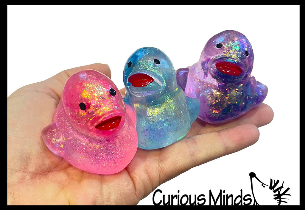 Duck Sugar Ball - Thick Glue/Gel Syrup Molasses Stretch Ball - Ultra Squishy and Moldable Slow Rise Relaxing Sensory Fidget Stress Toy Easter