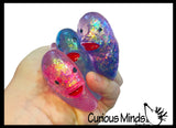 Duck Sugar Ball - Thick Glue/Gel Syrup Molasses Stretch Ball - Ultra Squishy and Moldable Slow Rise Relaxing Sensory Fidget Stress Toy Easter
