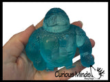 Sugar Sasquatch Gorilla Animal Sugar Ball - Thick Glue/Gel Stretch Ball - Molasses Syrup Ultra Squishy and Moldable Slow Rise Relaxing Sensory Fidget Stress Toy Maltose