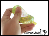 Mini Popsicle Shaped Thick Glue/Gel Syrup Molasses Stretch Ball Maltose- Ultra Squishy and Moldable Slow Rise Relaxing Sensory Fidget Stress Toy