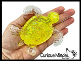 Sugar Turtle Ocean Sealife Animal Sugar Ball - Thick Glue/Gel Stretch Ball - Molasses Syrup Ultra Squishy and Moldable Slow Rise Relaxing Sensory Fidget Stress Toy Maltose