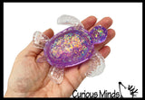 Sugar Turtle Ocean Sealife Animal Sugar Ball - Thick Glue/Gel Stretch Ball - Molasses Syrup Ultra Squishy and Moldable Slow Rise Relaxing Sensory Fidget Stress Toy Maltose