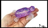 Sugar Turtle Ocean Sealife Animal Sugar Ball - Thick Glue/Gel Stretch Ball - Molasses Syrup Ultra Squishy and Moldable Slow Rise Relaxing Sensory Fidget Stress Toy Maltose