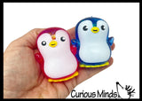 Penguin Shaped Thick Glue/Gel Syrup Molasses Stretch Ball Maltose- Ultra Squishy and Moldable Slow Rise Relaxing Sensory Fidget Stress Toy