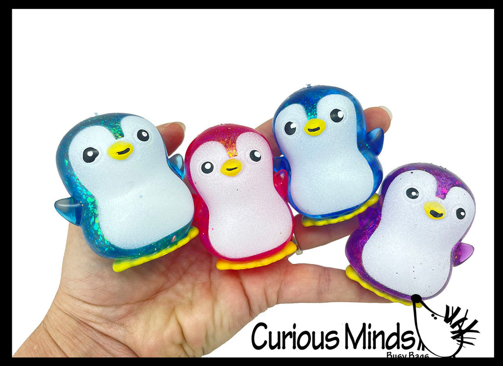 Penguin Shaped Thick Glue/Gel Syrup Molasses Stretch Ball Maltose- Ultra Squishy and Moldable Slow Rise Relaxing Sensory Fidget Stress Toy