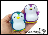 Penguin Shaped Thick Glue/Gel Syrup Molasses Stretch Ball Maltose- Ultra Squishy and Moldable Slow Rise Relaxing Sensory Fidget Stress Toy