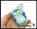 Penguin Shaped Thick Glue/Gel Syrup Molasses Stretch Ball Maltose- Ultra Squishy and Moldable Slow Rise Relaxing Sensory Fidget Stress Toy