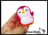 Penguin Shaped Thick Glue/Gel Syrup Molasses Stretch Ball Maltose- Ultra Squishy and Moldable Slow Rise Relaxing Sensory Fidget Stress Toy