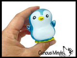 Penguin Shaped Thick Glue/Gel Syrup Molasses Stretch Ball Maltose- Ultra Squishy and Moldable Slow Rise Relaxing Sensory Fidget Stress Toy