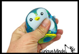 Penguin Shaped Thick Glue/Gel Syrup Molasses Stretch Ball Maltose- Ultra Squishy and Moldable Slow Rise Relaxing Sensory Fidget Stress Toy
