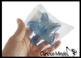 NEW - Starfish Sugar Ball - Thick Glue/Gel Syrup Molasses Stretch Ball - Ultra Squishy and Moldable Slow Rise Relaxing Sensory Fidget Stress Toy