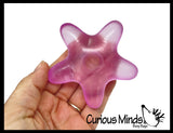 NEW - Starfish Sugar Ball - Thick Glue/Gel Syrup Molasses Stretch Ball - Ultra Squishy and Moldable Slow Rise Relaxing Sensory Fidget Stress Toy