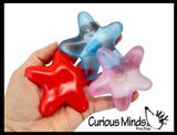 NEW - Starfish Sugar Ball - Thick Glue/Gel Syrup Molasses Stretch Ball - Ultra Squishy and Moldable Slow Rise Relaxing Sensory Fidget Stress Toy