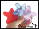 NEW - Starfish Sugar Ball - Thick Glue/Gel Syrup Molasses Stretch Ball - Ultra Squishy and Moldable Slow Rise Relaxing Sensory Fidget Stress Toy