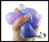 Galaxy Sugar Ball - Thick Glue/Gel Stretch Ball - Ultra Squishy and Moldable Slow Rise Relaxing Sensory Fidget Stress Toy