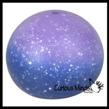 Galaxy Sugar Ball - Thick Glue/Gel Syrup Molasses Stretch Ball - Ultra Squishy and Moldable Slow Rise Relaxing Sensory Fidget Stress Toy