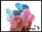 Sugar Balloon Dog Ball Bag - Thick Glue/Gel Syrup Molasses Stretch Ball - Ultra Squishy and Moldable Slow Rise Relaxing Sensory Fidget Stress Toy