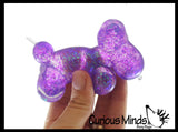 Sugar Balloon Dog Ball Bag - Thick Glue/Gel Syrup Molasses Stretch Ball - Ultra Squishy and Moldable Slow Rise Relaxing Sensory Fidget Stress Toy