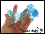Sugar Balloon Dog Ball Bag - Thick Glue/Gel Syrup Molasses Stretch Ball - Ultra Squishy and Moldable Slow Rise Relaxing Sensory Fidget Stress Toy