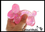 Sugar Balloon Dog Ball Bag - Thick Glue/Gel Syrup Molasses Stretch Ball - Ultra Squishy and Moldable Slow Rise Relaxing Sensory Fidget Stress Toy