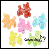 Sugar Balloon Dog Ball 3.5" - Thick Glue/Gel Syrup Molasses Stretch Ball - Ultra Squishy and Moldable Slow Rise Relaxing Sensory Fidget Stress Toy