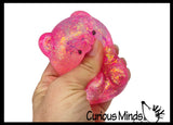 Sugar Teddy Bear Ball - Thick Glue/Gel Syrup Molasses Stretch Ball - Ultra Squishy and Moldable Slow Rise Relaxing Sensory Fidget Stress Toy
