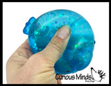 Sugar Blobfish Chunky Ocean Animal Sugar Ball - Thick Glue/Gel Stretch Ball - Molasses Syrup Ultra Squishy and Moldable Slow Rise Relaxing Sensory Fidget Stress Toy Maltose Ugly FishBlob