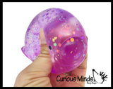 Sugar Blobfish Chunky Ocean Animal Sugar Ball - Thick Glue/Gel Stretch Ball - Molasses Syrup Ultra Squishy and Moldable Slow Rise Relaxing Sensory Fidget Stress Toy Maltose Ugly FishBlob
