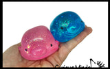 Sugar Blobfish Chunky Ocean Animal Sugar Ball - Thick Glue/Gel Stretch Ball - Molasses Syrup Ultra Squishy and Moldable Slow Rise Relaxing Sensory Fidget Stress Toy Maltose Ugly FishBlob