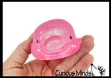 Sugar Blobfish Chunky Ocean Animal Sugar Ball - Thick Glue/Gel Stretch Ball - Molasses Syrup Ultra Squishy and Moldable Slow Rise Relaxing Sensory Fidget Stress Toy Maltose Ugly FishBlob