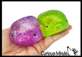 Sugar Blobfish Chunky Ocean Animal Sugar Ball - Thick Glue/Gel Stretch Ball - Molasses Syrup Ultra Squishy and Moldable Slow Rise Relaxing Sensory Fidget Stress Toy Maltose Ugly FishBlob