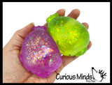 Sugar Blobfish Chunky Ocean Animal Sugar Ball - Thick Glue/Gel Stretch Ball - Molasses Syrup Ultra Squishy and Moldable Slow Rise Relaxing Sensory Fidget Stress Toy Maltose Ugly FishBlob