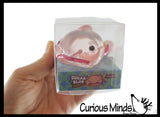 Blob Fish in Clear Box - Sugar Ugly and Cute Fish with Nose - Thick Glue/Gel Syrup Molasses Stretch Ball - Ultra Squishy and Moldable Slow Rise Relaxing Sensory Fidget Stress Toy