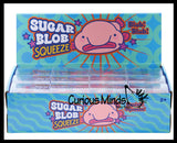 Blob Fish in Clear Box - Sugar Ugly and Cute Fish with Nose - Thick Glue/Gel Syrup Molasses Stretch Ball - Ultra Squishy and Moldable Slow Rise Relaxing Sensory Fidget Stress Toy