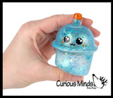 Icy Drink Shaped Thick Glue/Gel Syrup Molasses Stretch Ball Maltose- Ultra Squishy and Moldable Slow Rise Relaxing Sensory Fidget Stress Toy