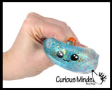 Icy Drink Shaped Thick Glue/Gel Syrup Molasses Stretch Ball Maltose- Ultra Squishy and Moldable Slow Rise Relaxing Sensory Fidget Stress Toy