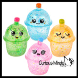 Icy Drink Shaped Thick Glue/Gel Syrup Molasses Stretch Ball Maltose- Ultra Squishy and Moldable Slow Rise Relaxing Sensory Fidget Stress Toy